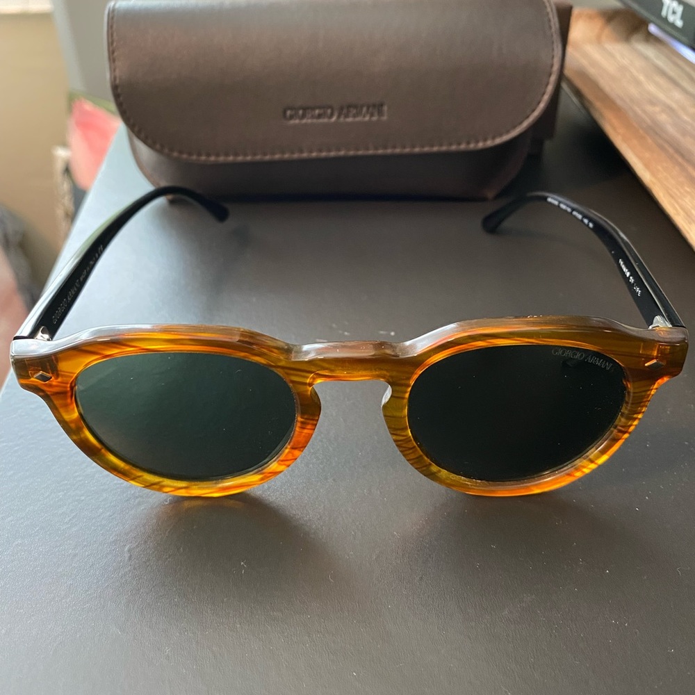 Giorgio Armani tortoise shell sunglasses. Brand new in box.